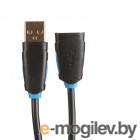 USB A/B/Micro/Mini/Type-C Vention USB 2.0 AM/AF 2m Black CBCBH