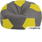 Бескаркасное кресло Flagman Мяч Стандарт М1.1-338 (серый/желтый)