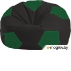 Бескаркасное кресло Flagman Мяч Стандарт М1.1-397 (черный/зеленый)
