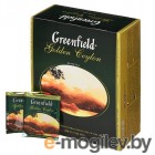 Чай Greenfield Golden Ceylon черный 100пак. карт/уп. (0581-09)