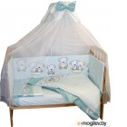 Комплект постельный в кроватку Баю-Бай Ми-ми Мишки / К40-ММ3 (зеленый)