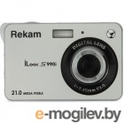 Фотоаппарат Rekam iLook S990i черный 21Mpix 2.7 720p SDHC/MMC CMOS IS el/Li-Ion