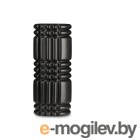 Валик для фитнеса массажный Indigo PVC IN233 (черный)