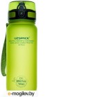 Бутылка для воды UZSpace Colorful Frosted / 3037 (650мл, зеленый)