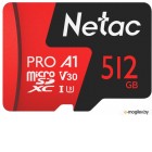  . MicroSD card Netac P500 Extreme Pro 512GB, retail version w/SD adapter
