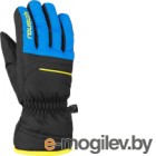 Перчатки лыжные Reusch Alan / 6061115 7002 (р-р 6, Black/Brilliant Blue/Safety Yellow)