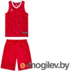 Баскетбольная форма Kelme Basketball Set Kids / 3593052-600 (120, красный)