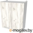 Шкаф навесной для кухни Интерлиния Компо ВШС60-720-2дв (дуб белый)