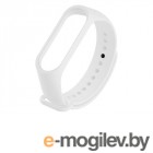 Аксессуары для умных браслетов Ремешок Krutoff для Xiaomi Mi Band 3/4 Silicone White 03683