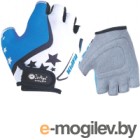 Перчатки велосипедные Indigo SB-01-8803 (3XS, белый/голубой)