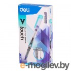 Ручка-роллер Deli TOUCH (EQ20430) 0.7мм стреловидный пиш. наконечник синие чернила