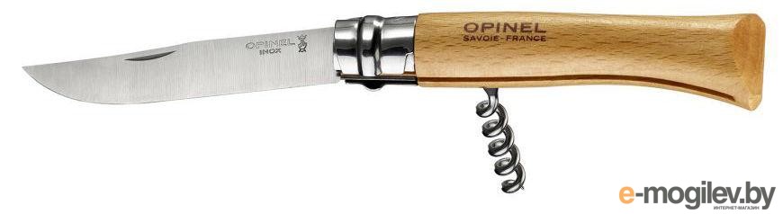 Нож перочинный Opinel Tradition №10 10VRI со штопором (001410) 230мм дерево