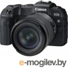 Зеркальный Фотоаппарат Canon EOS R RF черный 24.1Mpix 24-105 mm F4-7.1 IS STM 3 1080p Full HD SDXC Li-ion (с объективом)