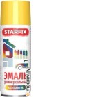 Краска-эмаль аэроз. универсальная желтый STARFIX 520мл (1018) (Цинково-желтый, глянцевая)