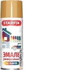 Краска-эмаль аэроз. универсальная золотой металлик STARFIX 520мл (1036) (Жемчужно-золотой, глянцевая)