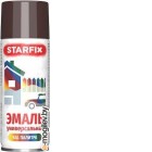Краска-эмаль аэроз. универсальная шоколадный STARFIX 520мл (8017) (Шоколадно-коричневый, глянцевая)