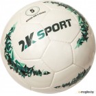 Футбольный мяч 2K Sport Crystal Prime / 127087 (5, белый/аквамарин)