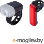 Набор фонарей для велосипеда BBB Lightset NanoStrike 400 / BLS-134 (черный)