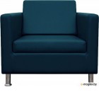 Кресло мягкое Brioli Дилли (L18/синий)