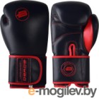 Боксерские перчатки BoyBo Rage BBG200 12oz (черный/красный)