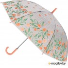 Зонт-трость Михи Михи Цветочки с 3D эффектом / MM10409 (оранжевый)