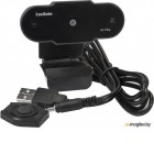 Веб-камера ExeGate EX287385RUS BlackView C525 HD (матрица 1/3 1,3 Мп, 1280х720, 720P, 30fps, 4-линзовый объектив, шторка, USB, фиксированный фокус, микрофон с шумоподавлением, универсальное крепление, отверстие под штатив, кабель 1,5 м, Win Vista/7/8/10,