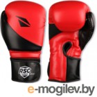 Боксерские перчатки RSC Pu Flex Bf BX 023 (р-р 6, красный/черный)