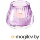 Креативные подарки Подсвечник под чайную свечу Омский свечной Элисон 7x8cm Light Lilac 1016387