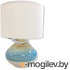Прикроватная лампа Лючия Майолика 458 (белый/голубой-серый/белый)
