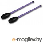 Булавы для художественной гимнастики Indigo IN018 (фиолетовый/черный)