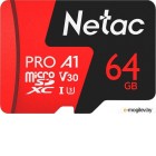  .   Netac MicroSD P500 Extreme Pro 64GB (NT02P500PRO-064G-S)