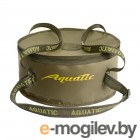 Ведро Aquatic В-03Х для замешивания корма с крышкой (цвет: хаки)