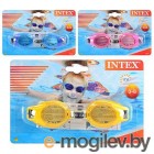 Очки для плавания 55601, Intex, Junior 3-8 лет, 3 цвета, уп.12