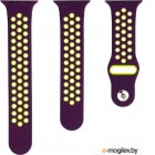 Аксессуары для APPLE Watch Ремешок Evolution для APPLE Watch 38/40mm Sport+ AW40-SP01 Silicone Dark Purple-Fluorescent Yellow