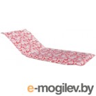 Подушка для садовой мебели Эскар Red Palma 60x190 / 126013190 (белый/красный)