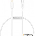для iPhone/iPad/iPod Baseus Superior Series Fast Charging Data Cable Type-C - Lightning PD 20W 1.5m White CATLYS-B02