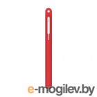 Защитный чехол Deppa для стилуса Apple Pencil 2, силикон, темно-красный, Deppa