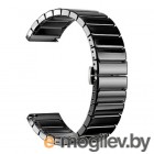 Ремешок Deppa Band Ceramic универсальный, 20 mm, керамический, черный, Deppa