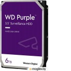Накопитель Western Digital HDD SATA-III  6Tb Purple WD62PURX, IntelliPower, 256MB buffer (DV&NVR)