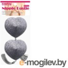 .   LoveToy Reusable Glitter Heart Tassel Nipple Pasties / LV763016
