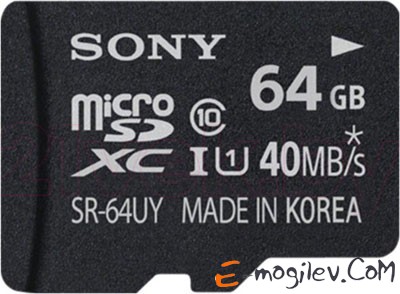 Карта памяти Sony SR64UYAT (microSDXC, UHS-I, Class 10, 64GB)