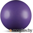 Мяч для художественной гимнастики No Brand Металлик AB2803B (сиреневый с блестками)