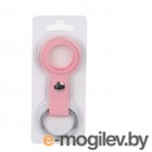 Брелок-подвеска mObility для APPLE AirTag 9cm Silicone Pink УТ000026713