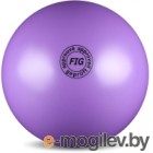 Мяч для художественной гимнастики No Brand Металлик AB2801 (сиреневый)