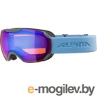 Очки горнолыжные Alpina Sports 2021-22 Pheos S Q-Lite / A7214822-22 (серый/небесно-голубой)