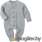 Комбинезон для младенцев Amarobaby Pure Love Wool / AB-OD20-PLW5/11-80 (серый, р. 80)
