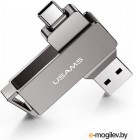 Накопитель USB 3.0 + USB Type C - 16Gb Usams [ZB198UP01] <Grey>