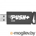 Usb flash накопитель Patriot Push+ 64GB Black (PSF64GPSHB32U)