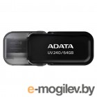 Флэш-накопитель ADATA 64GB Black  AUV240-64G-RBK