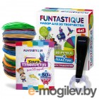 Funtastique Cleo с подставкой + PLA-пластик 20 цветов и книжка с трафаретами 4-1-FPN04B-PLA-20-SB